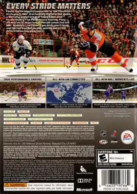 NHL 13 (USA) box cover back